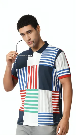 Pepe Jeans Galaxy Striper Printed Polo