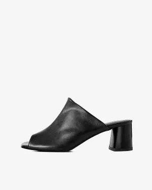 PRE-ORDER Vegan Uptown Black Nopal cactus leather sandals by Bohema