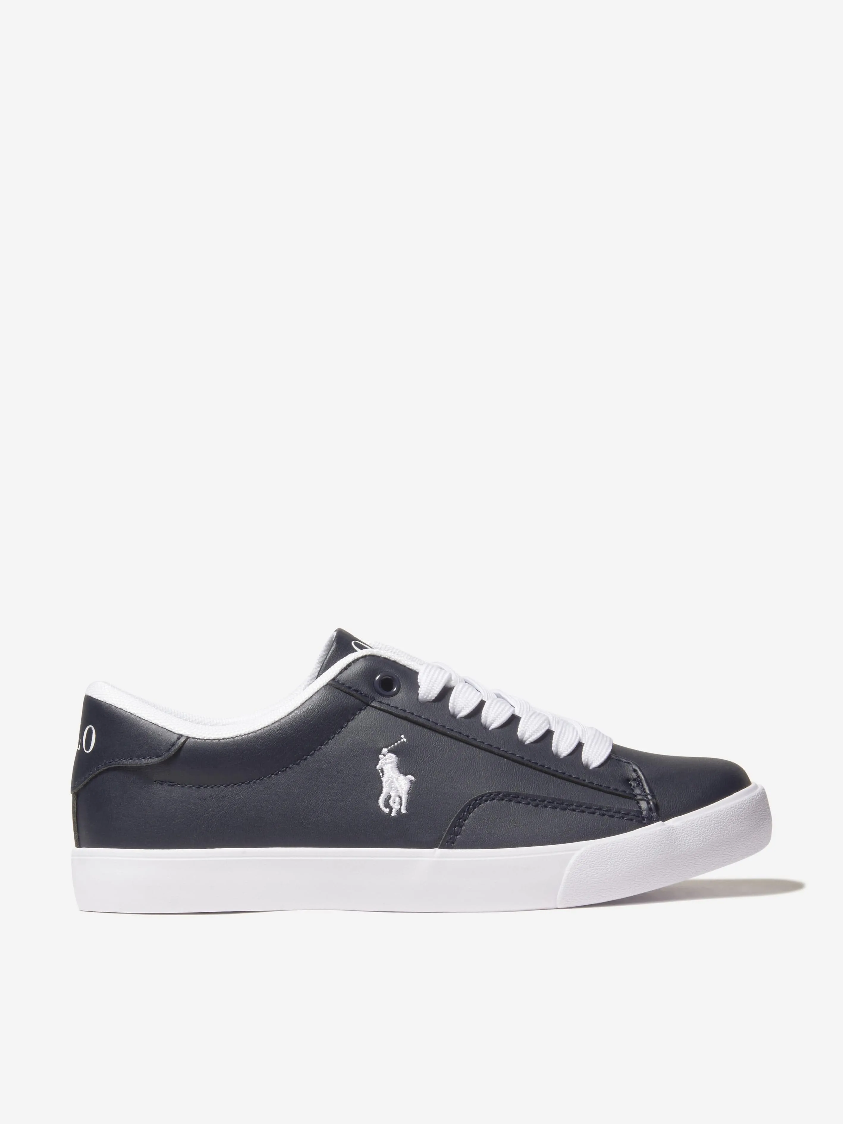 Ralph Lauren Boys Theron V Trainers in Navy