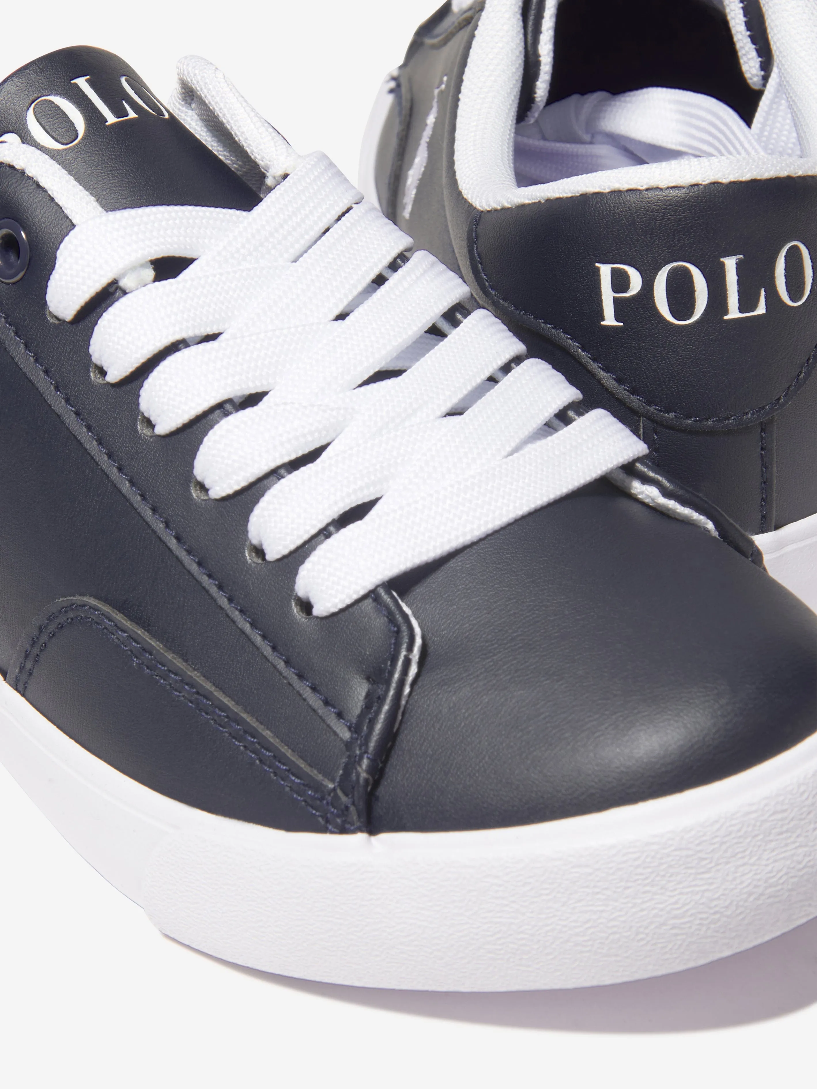 Ralph Lauren Boys Theron V Trainers in Navy