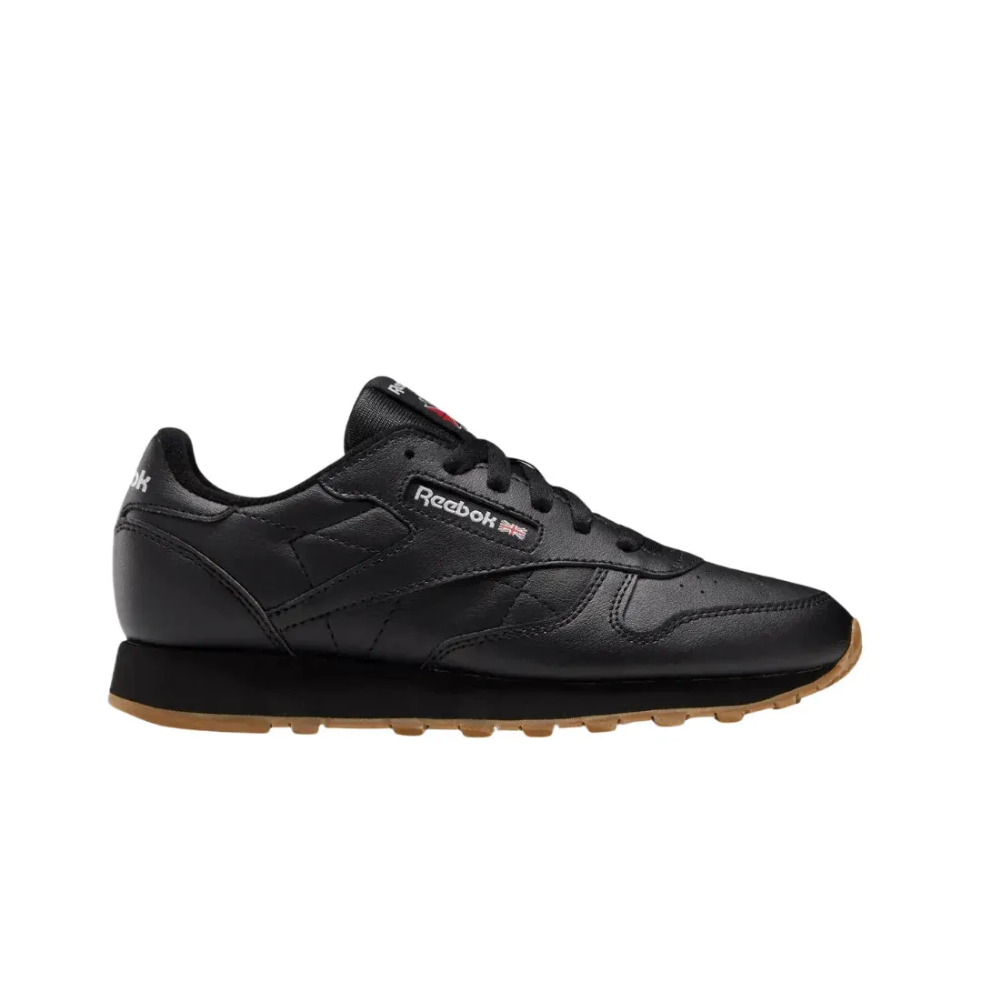 Reebok Black Leather Lifestyle Shoes