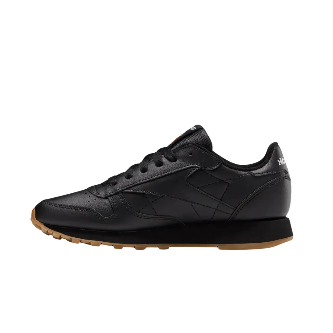 Reebok Black Leather Lifestyle Shoes