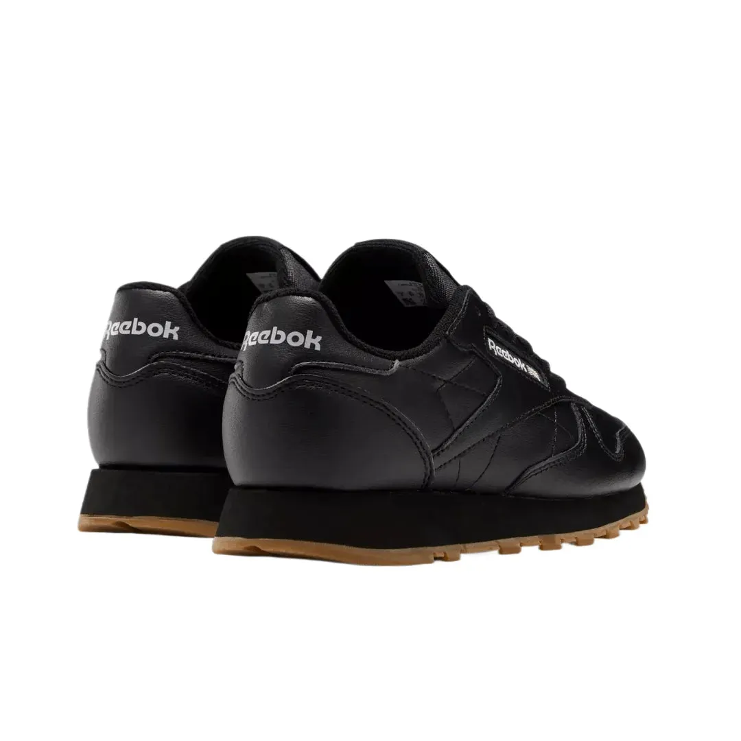 Reebok Black Leather Lifestyle Shoes