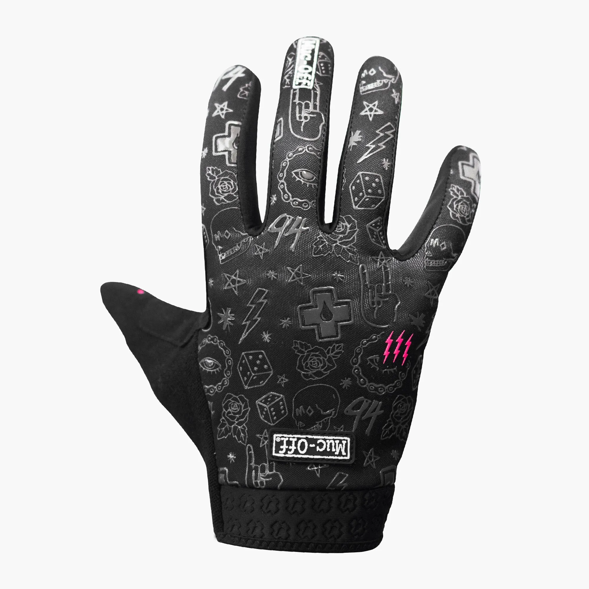 Rider Gloves - Grey Punk