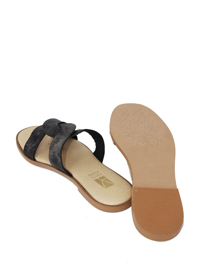 Ring Bio Leather Grey Sandal - Limited Edition