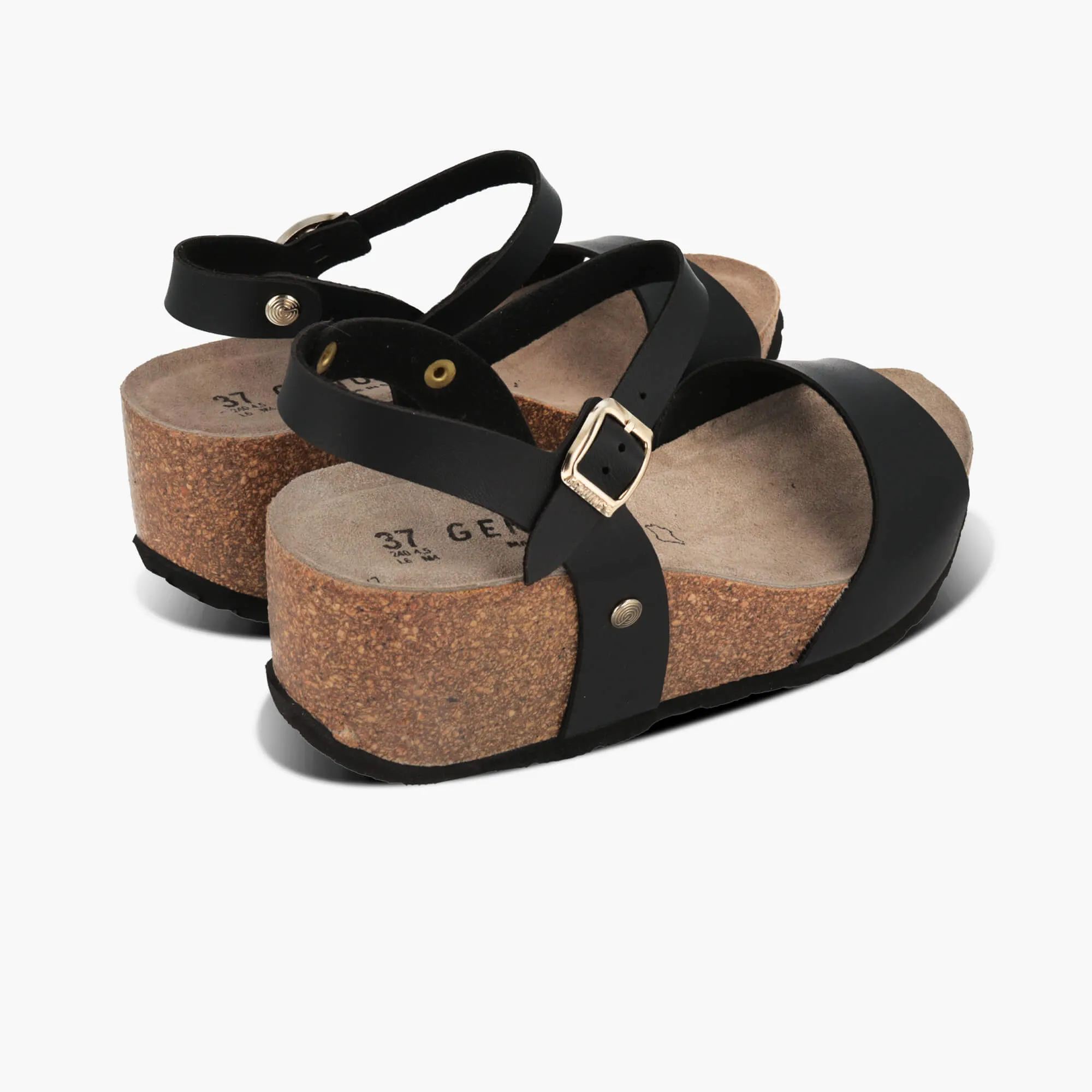 Riviera Black Sandals