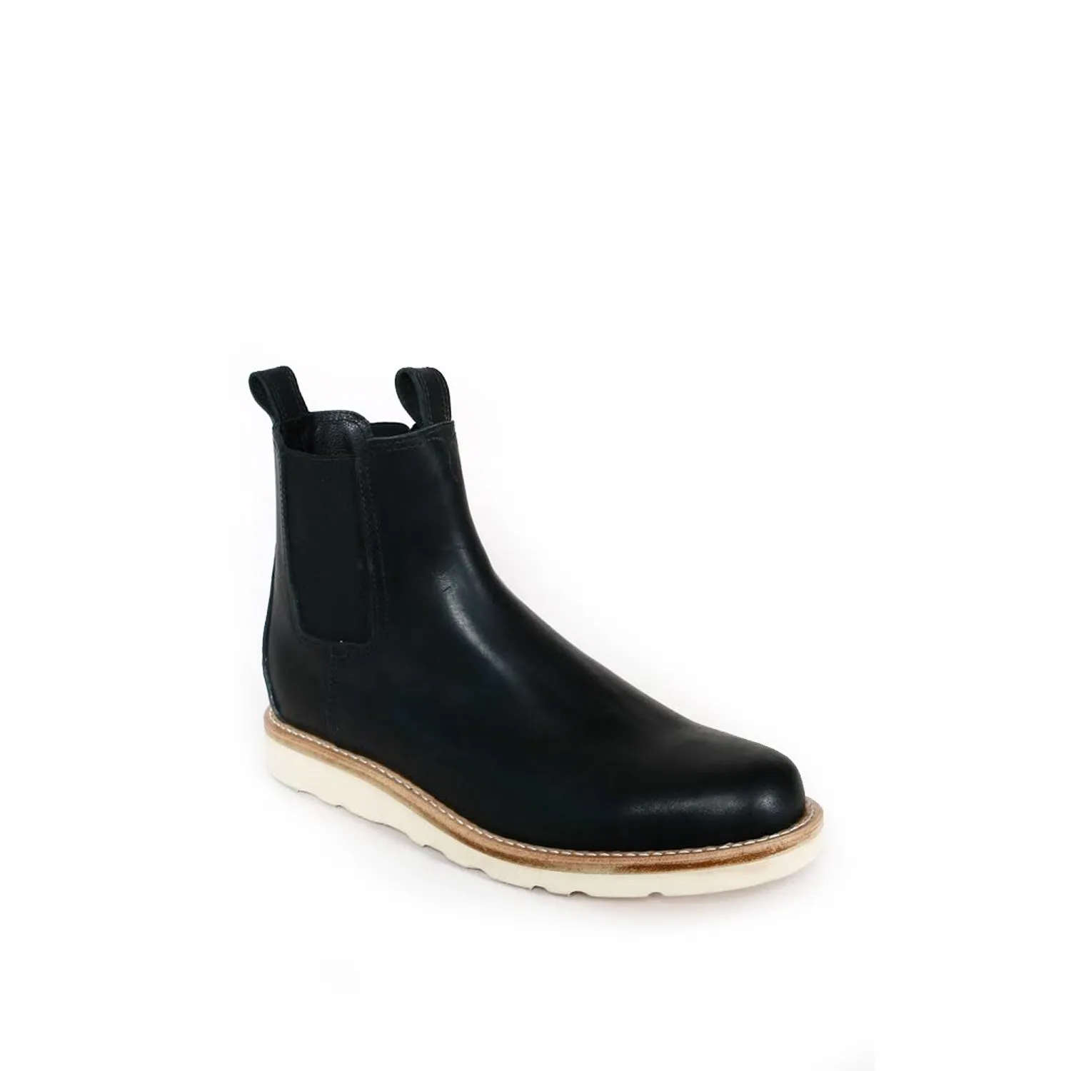 Rogue Territory Chelsea Boot Black Oiled Leather PRE-OWNED FINAL SALE