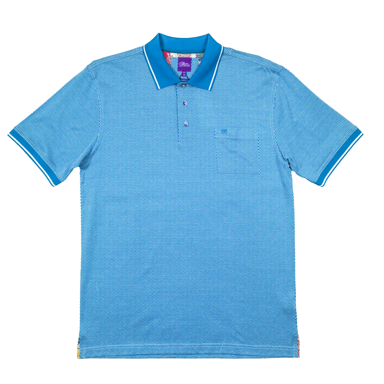 Rossini Italian Teal Blue Golfer Double Mercerized