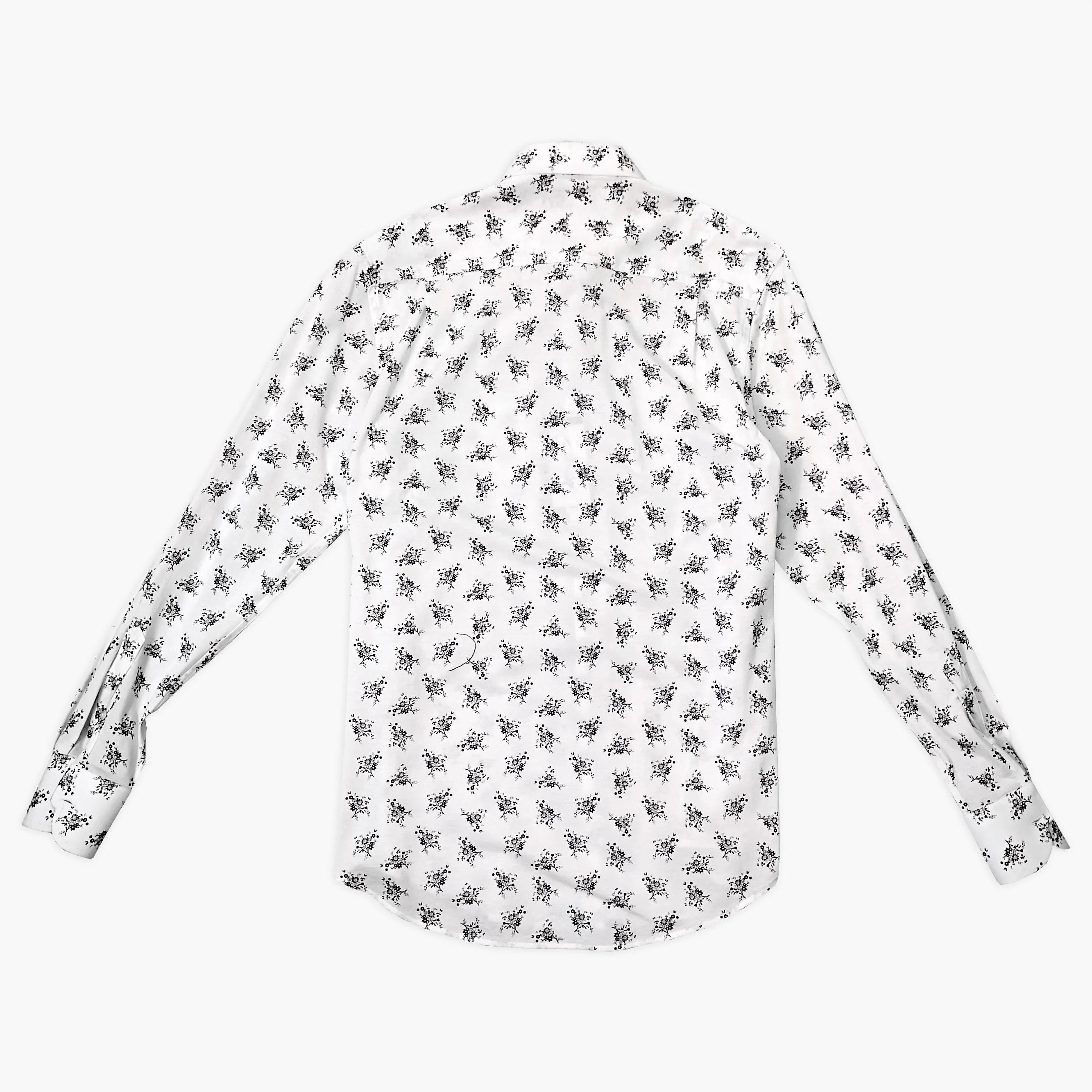 Rossini White LS Pattern Shirt