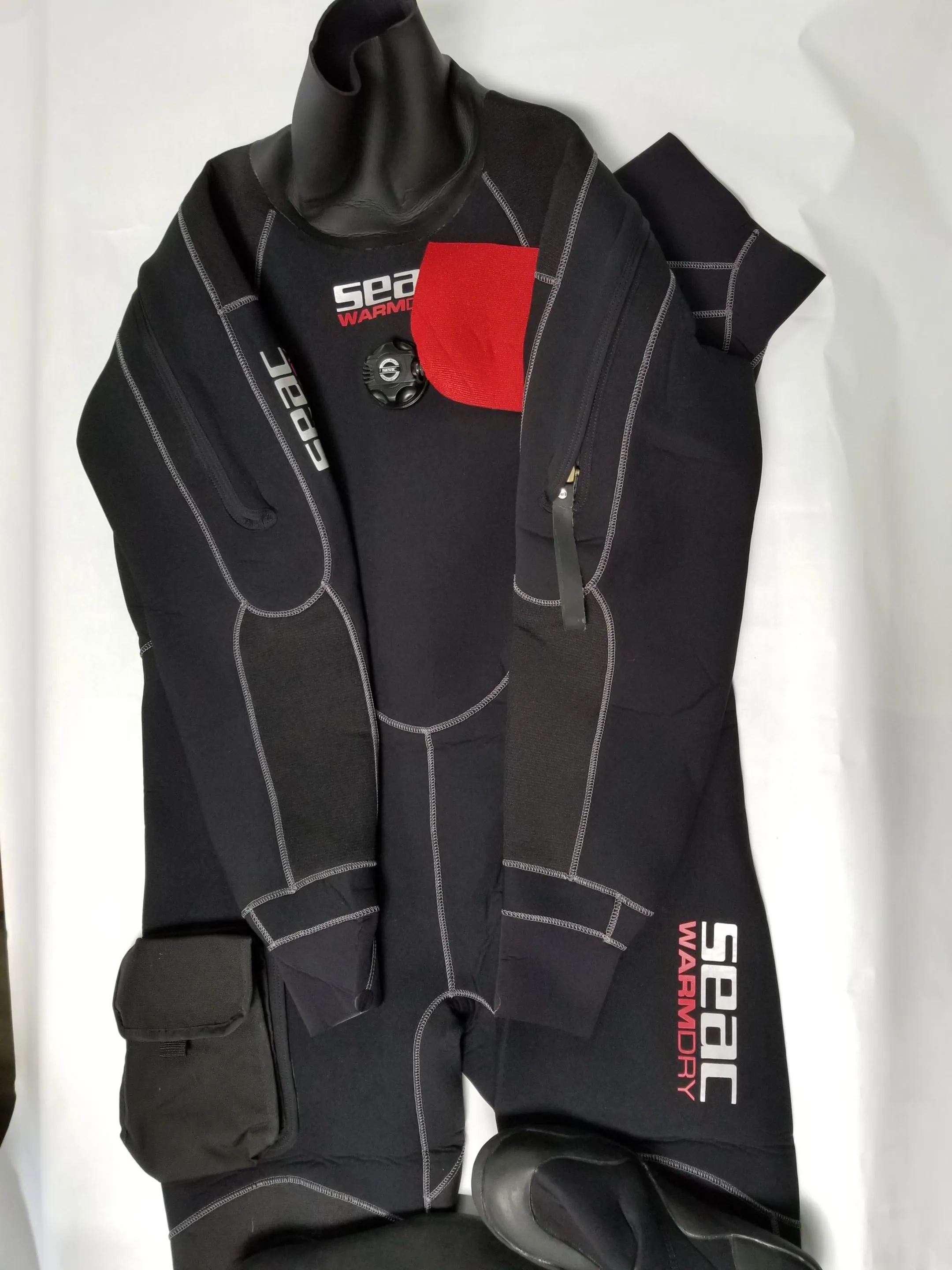 Seac Men's 4mm Warmdry Neoprene Dry Suit - 3X-Large Plus (Open box)