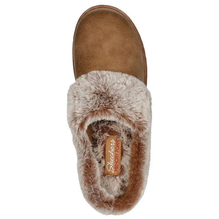 Skechers Womens Slipper Cozy Campfire Lovely Life Chestnut