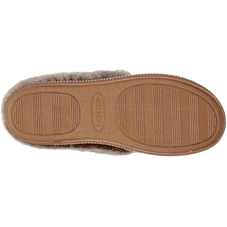 Skechers Womens Slipper Cozy Campfire Lovely Life Chestnut