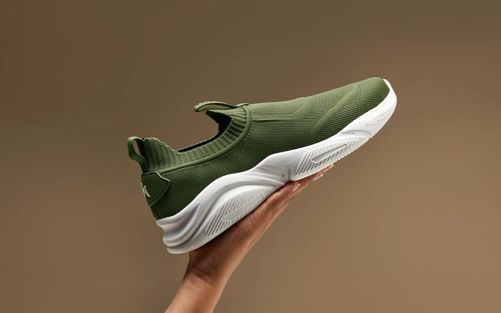 Sole Max Slip Ons : Ultra Green