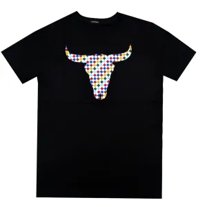 Stephan Kings Nkuni Horn Zulu Black Multi T shirt