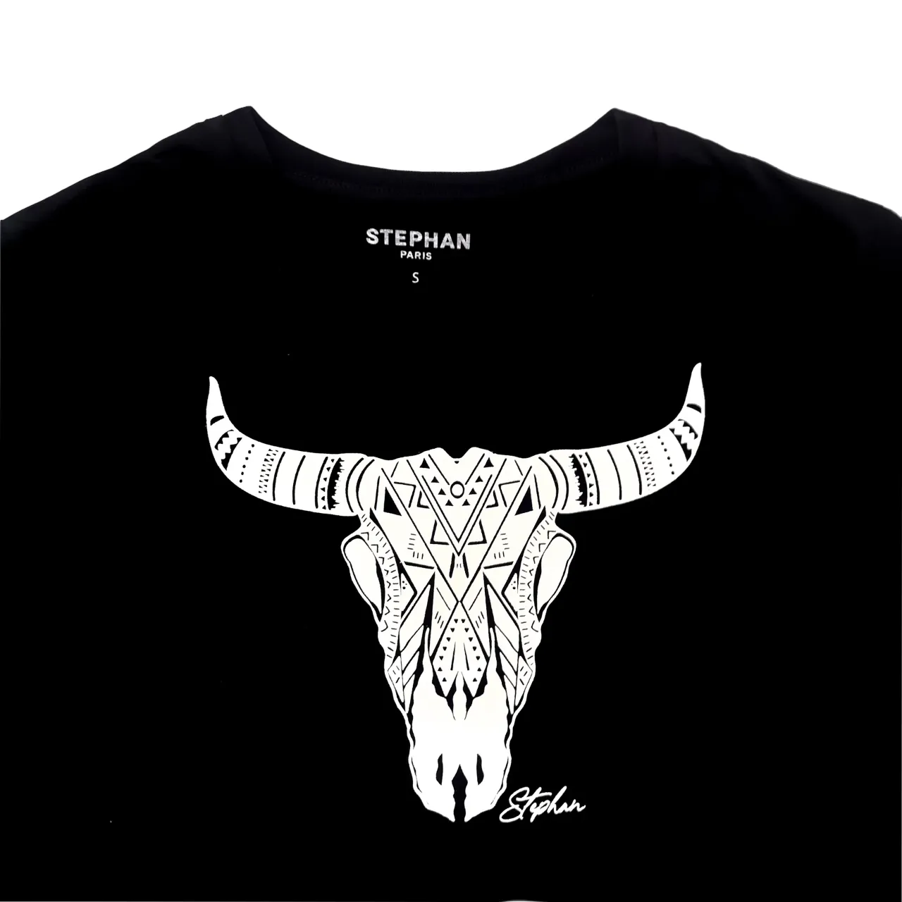 Stephan Kings Nkuni Horn Zulu Black T shirt