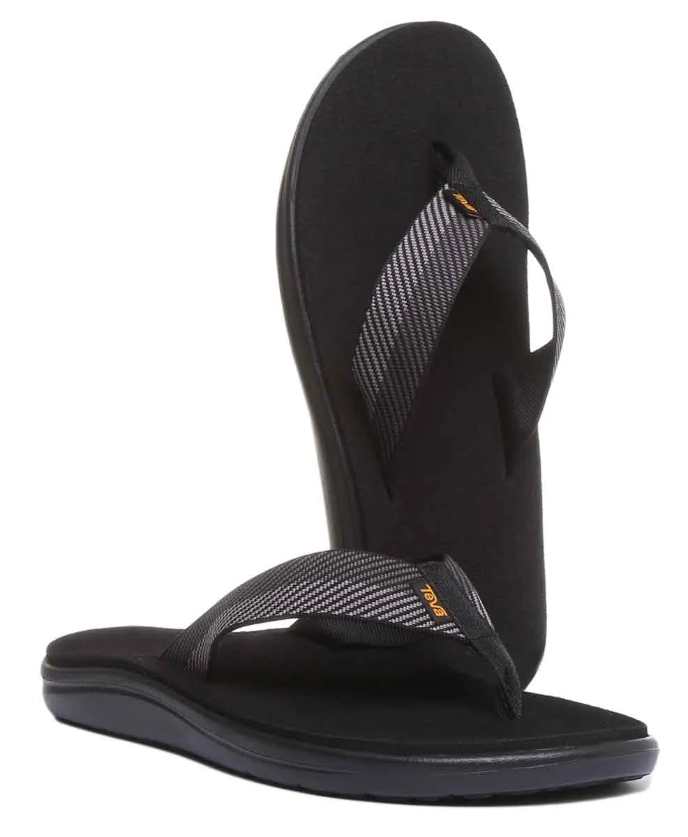 Teva Voya Flip In Black Grey For Men