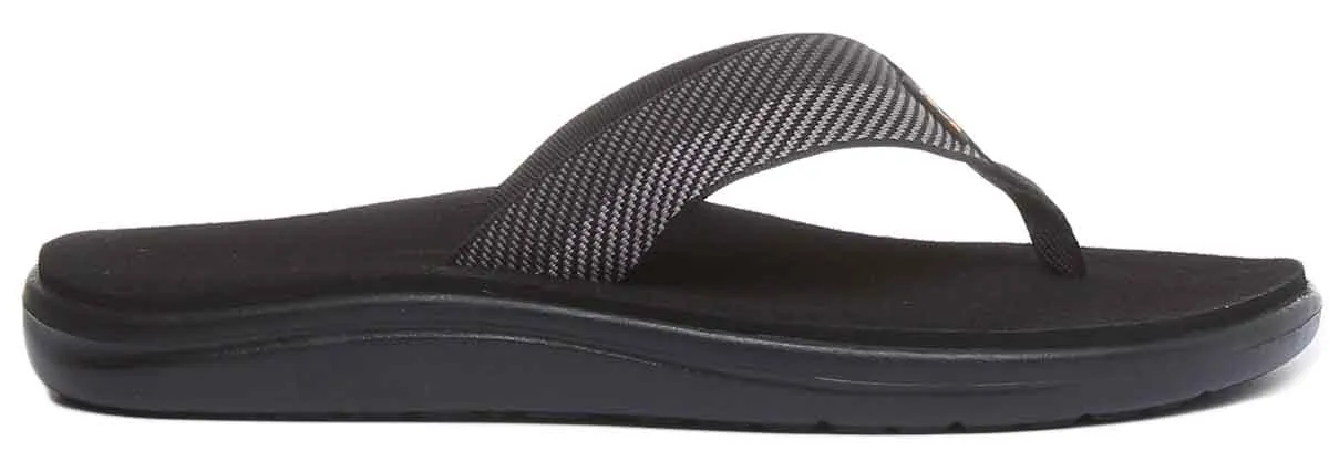 Teva Voya Flip In Black Grey For Men