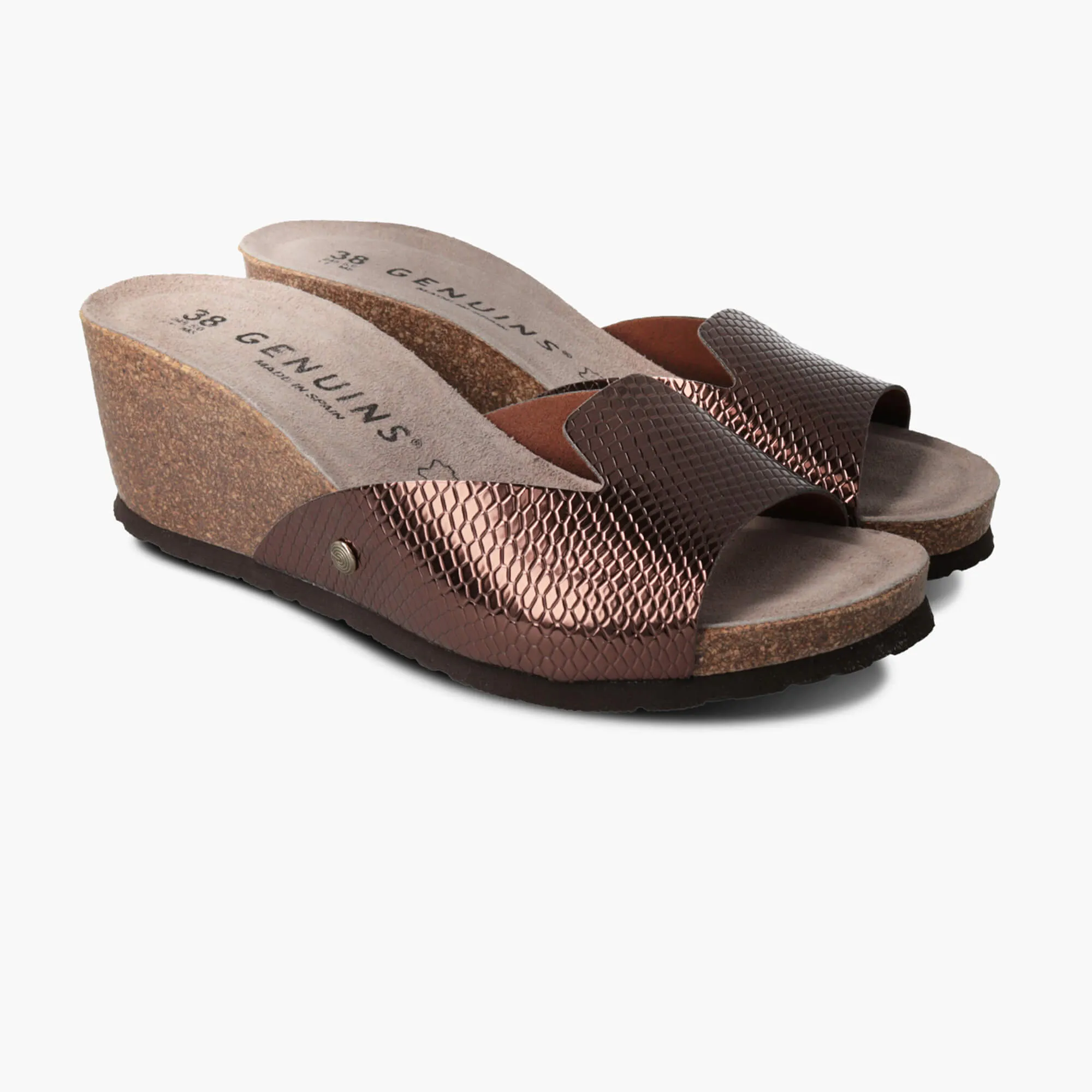 Thalia Bronze Sandals