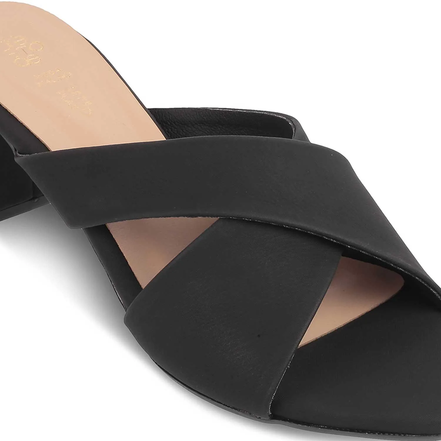 The Lisburn Black Women's Dress Block Heel Sandals Tresmode