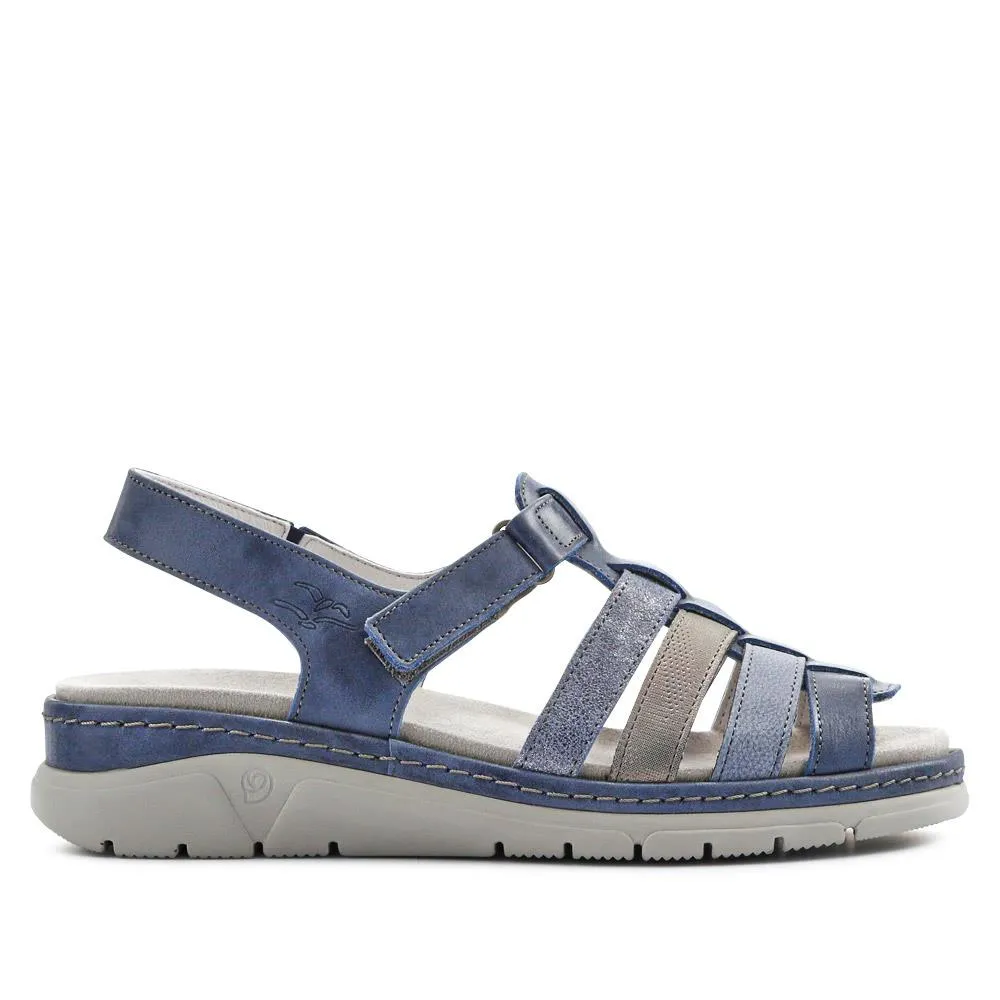 Touch-Fasten Leather Sandals - CAL39020 / 325 263