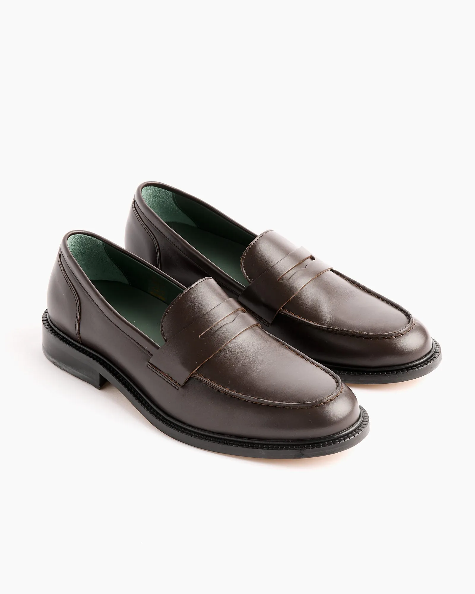 Townee Penny Loafer in Dark Brown