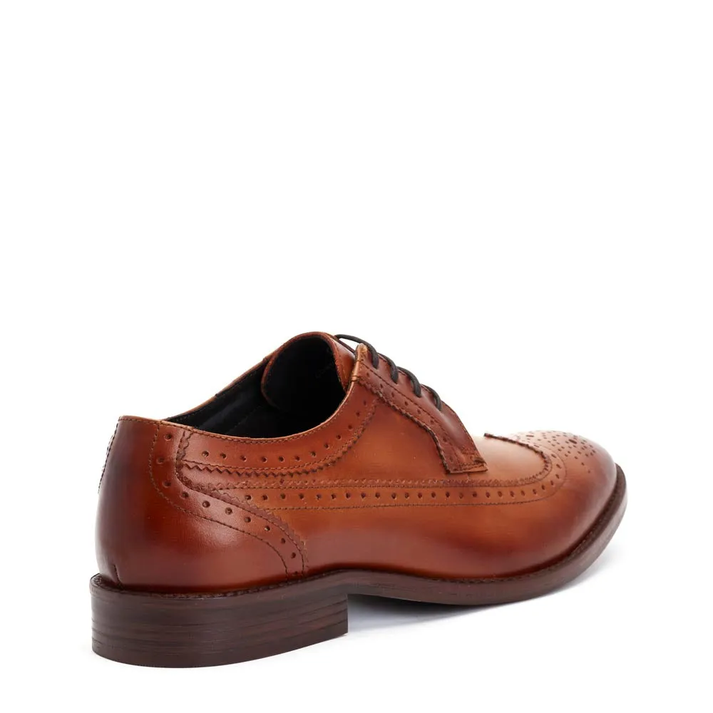 Twain Washed Brogue Shoes