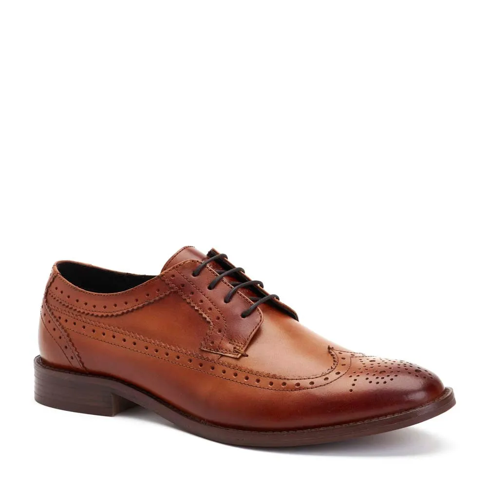 Twain Washed Brogue Shoes