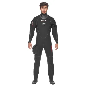 Used Seac Men's 4mm Warmdry Neoprene Dry Suit - XXX-Large