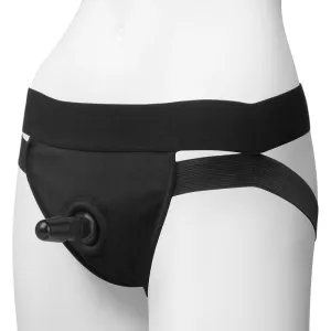 Vac- U- Lock Panty Harness With Plug - Dual Strap -  L/ Xl