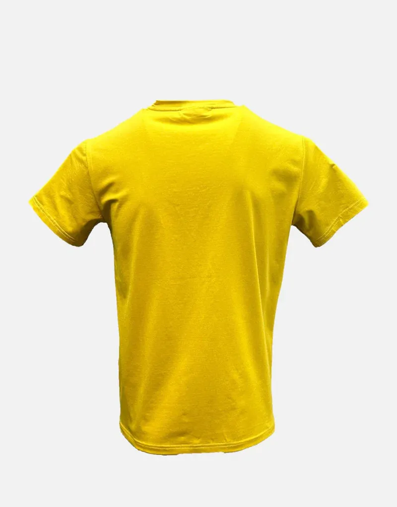 Vialli Bold Mustard V-Neck T Shirt