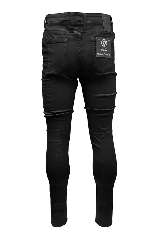 Vialli Espangonzia Oil Black Jeans