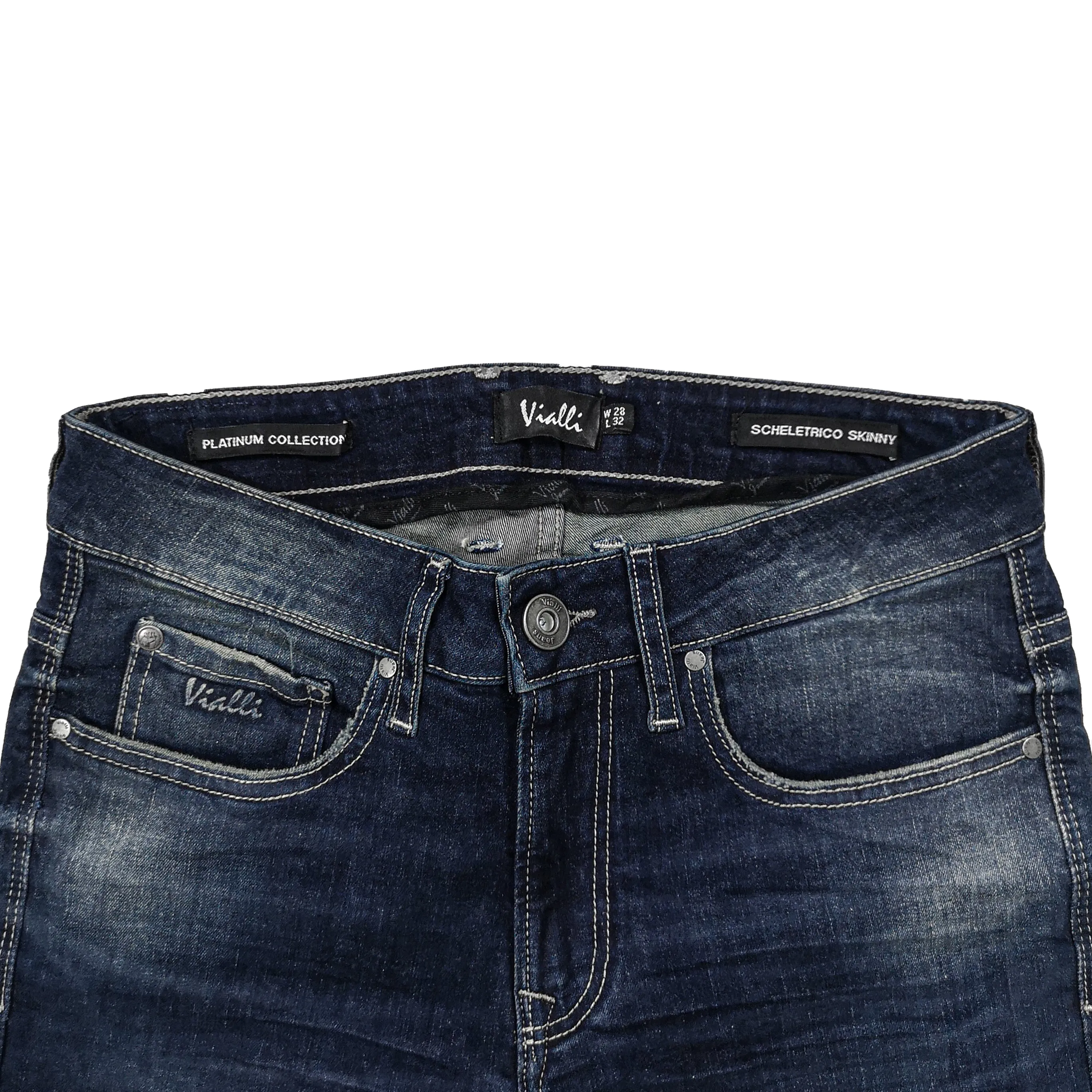 Vialli Iclipso Denim Blue Skinny Jeans