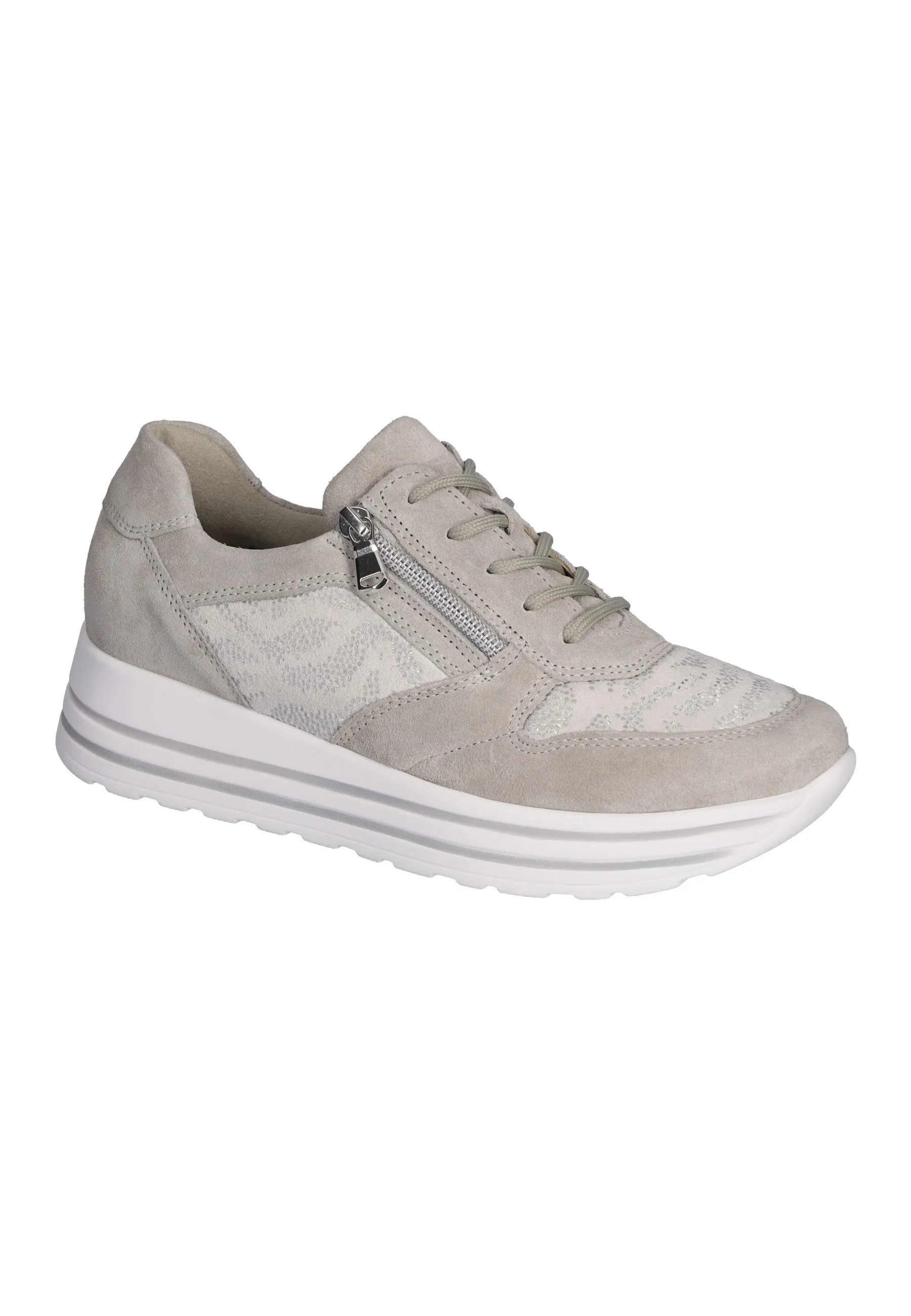 Waldlaufer Womens Trainer 758H02 312 H-Lana Grey/Cement