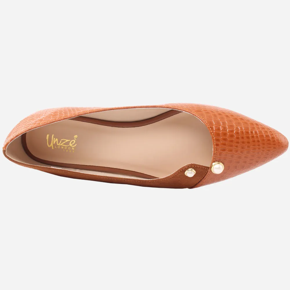 Women "ALIS" Pointed-Toe Ballet Flat