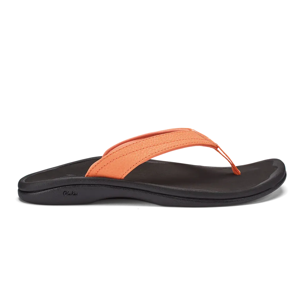 Women's Olukai 'Ohana Color: Shell Coral / Black