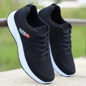 YATAI 2024New casual sneakers men's summer breathable mesh shoes versatile Korean fashion shoes ultra-light running shoes